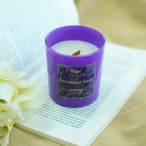 Vela Aromática Lavender Haze, Fragancia Floral para el Hogar, Ambiente Relajante, Decoración de Spa, Dormitorio, Sala de Estar - Product Image 4