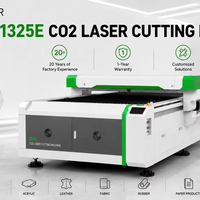 Machine de gravure et de découpe au laser CO2 haute précision 1325E, découpe précise grand format pour planches de bois et feuilles d'acrylique