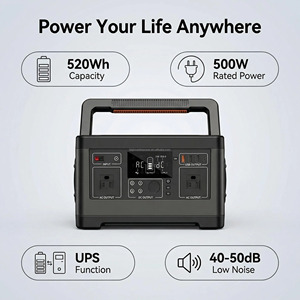 สถานีไฟฟ้าพกพาออลอินวัน 500W 520Wh สำหรับการเดินทางกลางแจ้งในสหรัฐอเมริกา การใช้งานในบ้านกรณีฉุกเฉิน การก่อสร้าง และการตั้งแคมป์ด้วยรถบ้าน - Product Image 3