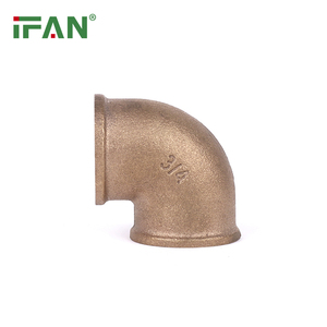 IFAN bán buôn đồng đồng phù hợp giả mạo đồng thau ren phù hợp 1/2 inch khuỷu tay khớp nối ống đồng phù hợp - Product Image 5