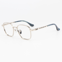 Gafas Ópticas de Titanio Flexibles de Estilo Casual Retro para Mujer, Gafas de Lectura Vintage para Mujer y Hombre, Personalizadas en China