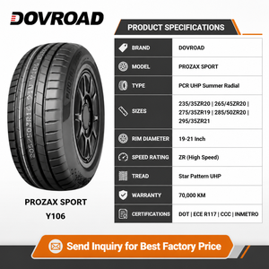 Pneu DOVROAD UHP PROZAX SPORT, modèle haute performance, radial sport, jantes de <span class=keywords><strong>19</strong></span> à 21 pouces, indice Z, été - Product Image 4