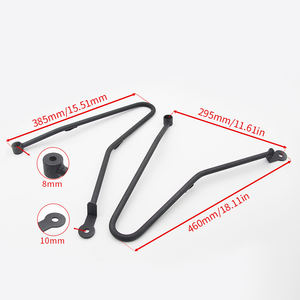 Ajustement pour Bonneville T100 <span class=keywords><strong>Triumph</strong></span> rétro <span class=keywords><strong>moto</strong></span> accessoires support côté porte-bagages support motos côté sac support - Product Image 2