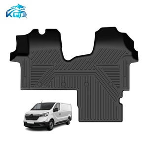 Tapis de voiture personnalisés 5D en TPE imperméable, épaisseur 3-3,5 mm, ensemble complet 3 pièces pour Renault Trafic - Product Image 3
