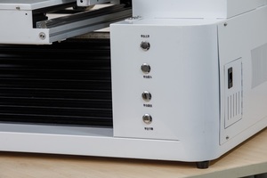 Cina prezzo di fabbrica A2 doppia stampa teste a sfera vite 5060 UV Flatbed stampante per pellicola AB adesivo, scheda, cassa del telefono, acrilico - Product Image 6