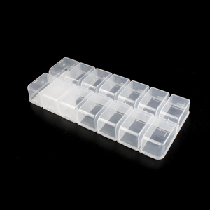 Venta caliente 29558 Organizador <span class=keywords><strong>de</strong></span> cuentas 14 espacios Caja <span class=keywords><strong>de</strong></span> <span class=keywords><strong>almacenamiento</strong></span> <span class=keywords><strong>de</strong></span> plástico transparente Técnicas <span class=keywords><strong>de</strong></span> inyección <span class=keywords><strong>Almacenamiento</strong></span> <span class=keywords><strong>de</strong></span> hallazgos <span class=keywords><strong>de</strong></span> buena calidad - Product Image 4