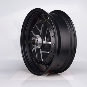 Motor de cubo BLDC para motocicleta, precio de fábrica, para neumático de 17 pulgadas y 6.0 de ancho, motor de cubo con llanta desnuda para neumático de 17 pulgadas y 6.0 de ancho - Product Image 5