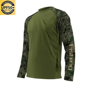 Chemise de pêche personnalisée en tissu rafraîchissant en soie glacée avec protection solaire SPF, chemise de performance à manches longues pour la pêche, chemise de randonnée - Product Image 5