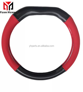<span class=keywords><strong>Funda</strong></span> para <span class=keywords><strong>volante</strong></span> de coche de cuero de fibra de carbono Universal de 15 pulgadas/38cm en <span class=keywords><strong>forma</strong></span> de <span class=keywords><strong>D</strong></span> para las cuatro estaciones - Product Image 4