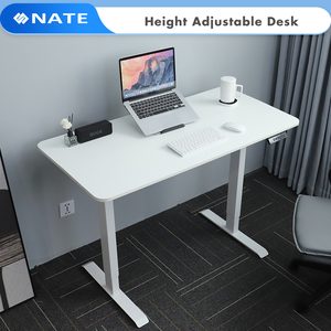 Bureau de travail moderne 2SABR2(D) à hauteur réglable électriquement avec un seul moteur, <span class=keywords><strong>table</strong></span> assis-<span class=keywords><strong>debout</strong></span> pour ordinateur - Product Image 1