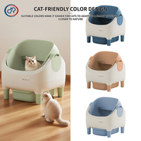 Vente directe d'usine Bac à litière intelligent pour chat Personnalisation OEM/ODM Bac à litière autonettoyant Toilette automatique pour chat Fournitures intelligentes pour animaux de compagnie