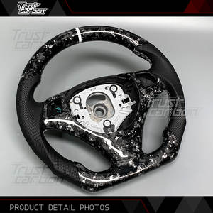 Volante Deportivo Personalizado de Fibra de Carbono Forjado Blanco para <span class=keywords><strong>BMW</strong></span> Serie 3 <span class=keywords><strong>E90</strong></span> E92 330i <span class=keywords><strong>330d</strong></span> Coupé 335i Coupé 318i 2003-2012, Interior de Auto - Product Image 3