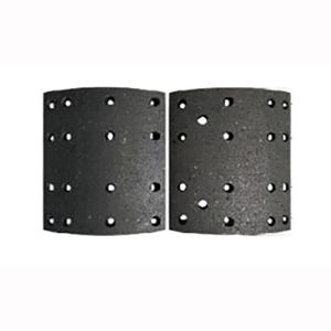 ผ้าเบรกดรัมไฟเบอร์คอมโพสิตคุณภาพสูงใหม่จากโรงงาน ขายส่ง สำหรับรถพ่วงและรถบรรทุก อายุการใช้งานยาวนาน ไม่มีเสียงดังกรน ยี่ห้อ A&J - Product Image 1