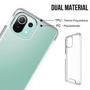 เคสโทรศัพท์ใสสำหรับ Xiaomi Mi 11 11T 11X Pro Ultra Lite NE เคส TPU นิ่มใส ป้องกันด้านหลังโทรศัพท์ <span class=keywords><strong>Mi11</strong></span> 11i 11Lite <span class=keywords><strong>T</strong></span> X Funda Bag - Product Image 4