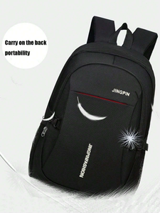 Мужской непромокаемый нейлоновый рюкзак с застежкой-молнией - Product Image 5