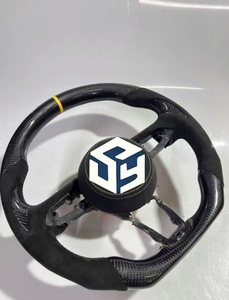 Volante Deportivo de Cuero y Fibra de Carbono para Mazda 3 6 CX5 RX7 CX-4 CX-5 RX-8 Axela Atenza MX5 <span class=keywords><strong>CX3</strong></span> CX8 CX9 - Product Image 2
