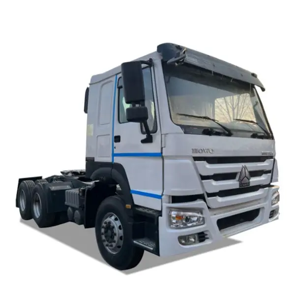 Buone condizioni camion trattore usato 6x4 371- 420 hp semi rimorchio testa sinotruk Howo per Africa