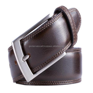 Ceinture Offre Spéciale en cuir de vachette véritable pour hommes avec boucle à broche unique nickelée antirouille ceinture formelle en cuir de mode pour hommes - Product Image 1