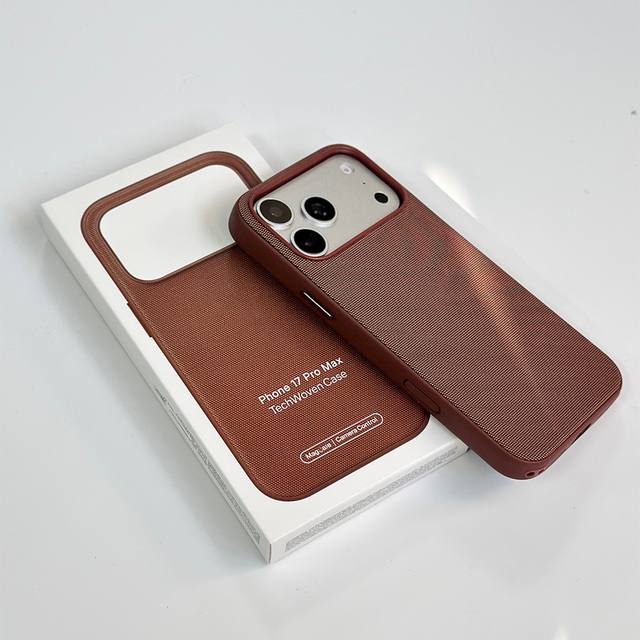 JOYPORODO L155 Techwoven Phone Case for iPhone 17 Pro Max Capa De Celulares Luxury Mobile Case Cover Cell Phone Coque Telephone