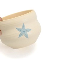 Ensemble de Matcha en céramique étoile de mer peinte à la main avec fouet en bambou et porte-fouet ensemble de cérémonie du thé Matcha japonais
