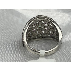 Nuevo Anillo de Lujo con Esmeralda 2 y Rubí, Plata de Ley 925, Regalo para Fiestas, Bodas, Compromisos, Ceremonias Religiosas y Eventos - Product Image 5