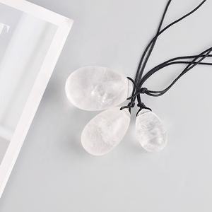 Bulk 3 In 1 Naturstein Yoni Ei für sexy <span class=keywords><strong>Kegel</strong></span> Übung gebohrte Jade Eier zum Festziehen der Virginia Crystal Stones Yoni Ei - Product Image 2