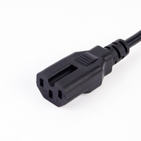 Eu 16A 250V Ac Cordon D'alimentation Câble VDE 3 Prong Iec C13 Pin Plug Mâle PVC Cuivre Home Office PC Rallonge En Caoutchouc pour Ordinateur