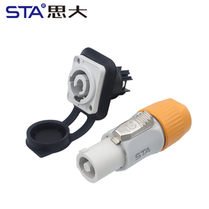 Snp hàng không cắm 3 chân powercon nối 20A 250V CE đồng màu xanh điện trong màu xám điện ra loa điện LED hiển thị kết nối - Product Image 1