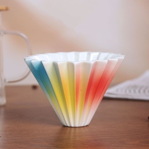 Outils de barista personnalisés Kingze Tasses à <span class=keywords><strong>filtre</strong></span> à café réutilisables <span class=keywords><strong>Filtre</strong></span> à café en céramique fait à la main - Product Image 3