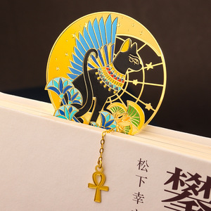 Segnalibri Decorativi Personalizzati di Alta Gamma in Stile Egiziano e Cinese, Placcati in Oro, in Ottone Metallico - Product Image 3