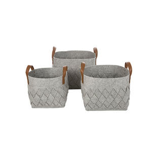 Nouveau panier de rangement en feutre pratique et élégant pour solution de stockage d'articles divers - Product Image 3