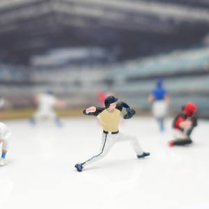 Figurina in Resina IOTA Dipinta a Mano, Giocatore di Baseball, Stampa 3D ad Alta Precisione, <span class=keywords><strong>Serie</strong></span> <span class=keywords><strong>Fantasy</strong></span>, Modellino in Scala 1:64 - Product Image 1