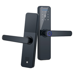Tuya TTlock Cerraduras sécurité empreinte digitale intelligente électronique bois aluminium serrure de porte <span class=keywords><strong>clé</strong></span> numérique intelligente connectivité Wi-Fi - Product Image 4
