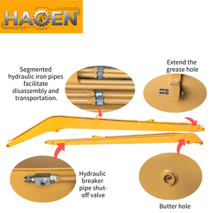 โรงงานเฮาเอิน - รถขุดขนาดเล็ก PC78 แบบกำหนดเอง แขนยาว 13 เมตร ถังขนาด 0.2 ลูกบาศก์เมตร สำหรับงานก่อสร้าง ปรับระดับพื้นที่ลาดชัน และงานบ่อ - Product Image 2