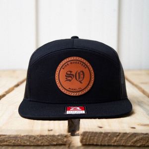 หมวกแก็ปหนังปักโลโก้6แผงสไตล์112ย้อนยุค Camo Snapback ตาข่าย - Product Image 6