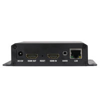 Codificador de Video SRT para Transmisión en Vivo Compatible con H.265 HEVC H.264, con Salida en Bucle, Salida Ethernet 1080P 60fps, Audio AAC