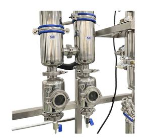 New Electric USA 납품 분자 스테인레스 스틸 연속 단거리 짧은 경로 얇은 와이프 필름 증류 기계 - Product Image 1