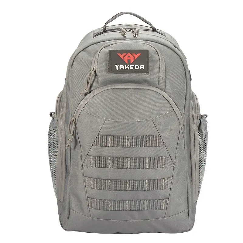 Yakeda Wandert asche Molle 45L Grau Wasserdichter Outdoor Travel Trekking Taktischer Rucksack für Männer