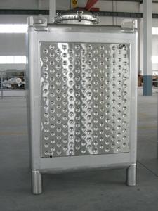 טנק נירוסטה stackable ibc טנק 500l 2000l 2000l טנק עם ז בישול למכירה - Product Image 4