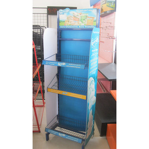 Kim Loại Dây Hiển Thị Đứng Cho Cửa Hàng Bán Lẻ Bánh Mì Chips Snack Hiển Thị Rack Cho Siêu Thị Tầng Thường Vụ - Product Image 4