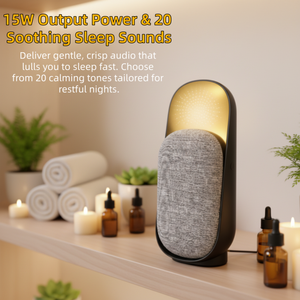 Haut-parleur de sommeil avec batterie rechargeable, boîtier en plastique, lumière LED colorée SM08 BT5.3 pour ordinateur et home cinéma - Product Image 3