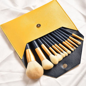 Ensemble de pinceaux de maquillage pour les yeux et le visage de haute qualité à bas prix, vente en gros, étiquette privée, ensemble de pinceaux de maquillage vegan bleu de haute qualité, ensemble cadeau - Product Image 6