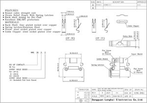 ขั้วต่อ SCSI 36 พิน คุณภาพสูง แบบ MDR ระยะห่างระหว่างพิน 1.27 มม. ชนิดตัวผู้ พร้อมฝาครอบโลหะ แบบเชื่อมต่อสายด้วยการบัดกรี - Product Image 6