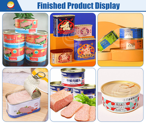 Équipement de transformation en conserve, machine de mise en conserve, <span class=keywords><strong>viande</strong></span> de poulet, de bœuf, de porc, de charcuterie en conserve, ligne de production en conserve - Product Image 4