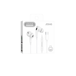 Écouteurs de type C avec microphone et contrôle du volume blanc JD045 - Product Image 3