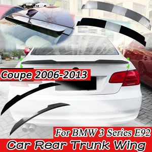 สปอยเลอร์ StarNav สำหรับรถยนต์ BMW ซีรีส์ 3 E92 Coupe ปี 2006-2013 รุ่น PSM สไตล์ ปีกหลังติดท้ายรถยนต์ ปีกบน ตกแต่งแบบยึดติด สำหรับการปรับแต่ง - Product Image 4