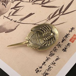Ornamenti in Ottone con Motivi di Vita Marina Antica - Artigianato in Metallo Fatto a Mano per Decorazioni di Tartarughe Cinesi a Guscio Morbido - Product Image 4