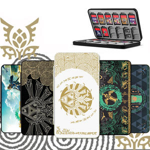 Étui de protection magnétique à 24 emplacements pour Nintendo <span class=keywords><strong>Switch</strong></span> <span class=keywords><strong>OLED</strong></span> Lite Mini Premium Game Cartridge Memory Card Holder, design personnalisé - Product Image 1