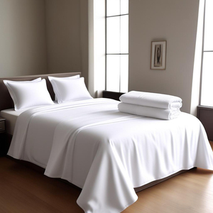 White 1800TC Brushed Microfiber 4Pcs Queen <strong>Sheet</strong> Set Wrinkle Fade Stain Resistant Bed <strong>Sheet</strong> Set - Product Image 5