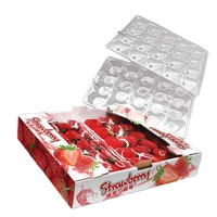 Scatole in Cartone Ondulato Personalizzate per Confezioni Regalo di Fragole Fresche con Stampa Logo